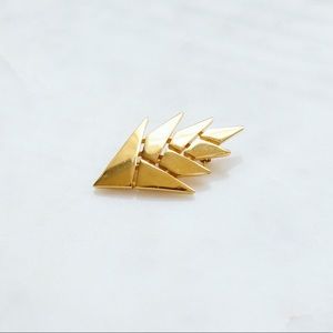 Vintage 1950s Trifari Geometric Brooch